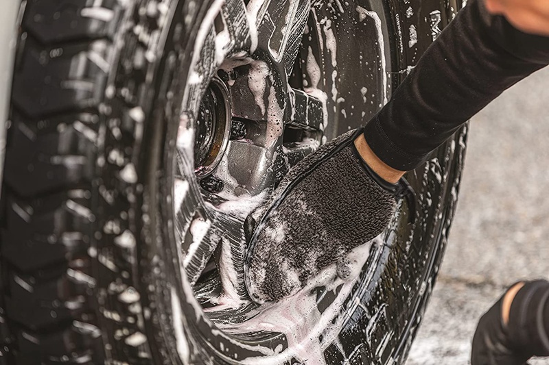 Guantes de lavado de ruedas de coche